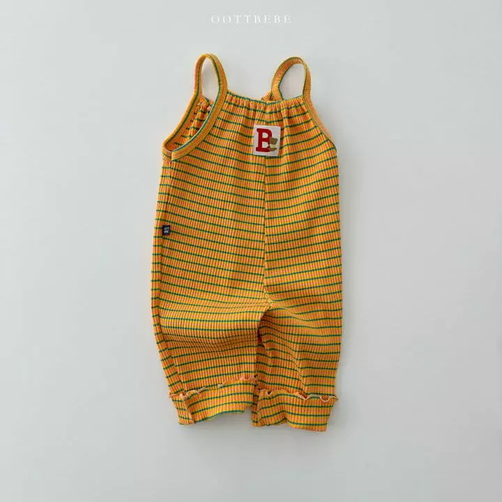 Oott Bebe - Korean Children Fashion - #designkidswear - Trofical Overalls - 2