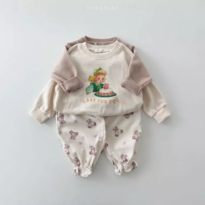 Oott Bebe - Korean Children Fashion - #designkidswear - BEar Fill Pants - 2