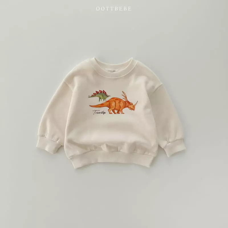 Oott Bebe - Korean Children Fashion - #designkidswear - Jurassic  Sweatshirt - 4