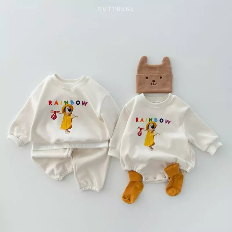 Oott Bebe - Korean Children Fashion - #fashionkids - Friends Top Bottom Set - 12