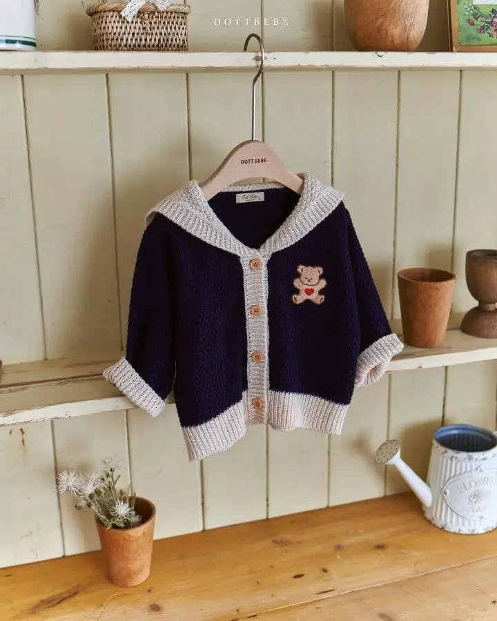 Oott Bebe - Korean Children Fashion - #fashionkids - Sunset Cardigan - 7