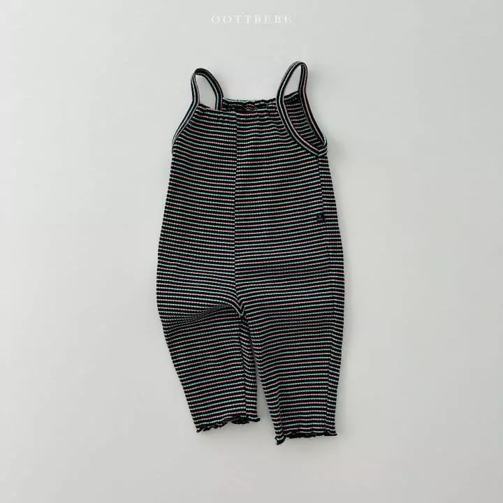 Oott Bebe - Korean Children Fashion - #kidsshorts - Trofical Overalls - 5
