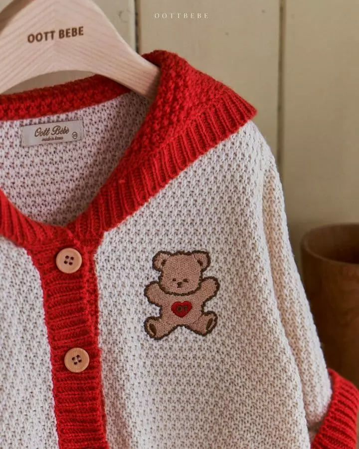 Oott Bebe - Korean Children Fashion - #kidsstore - Sunset Cardigan - 9