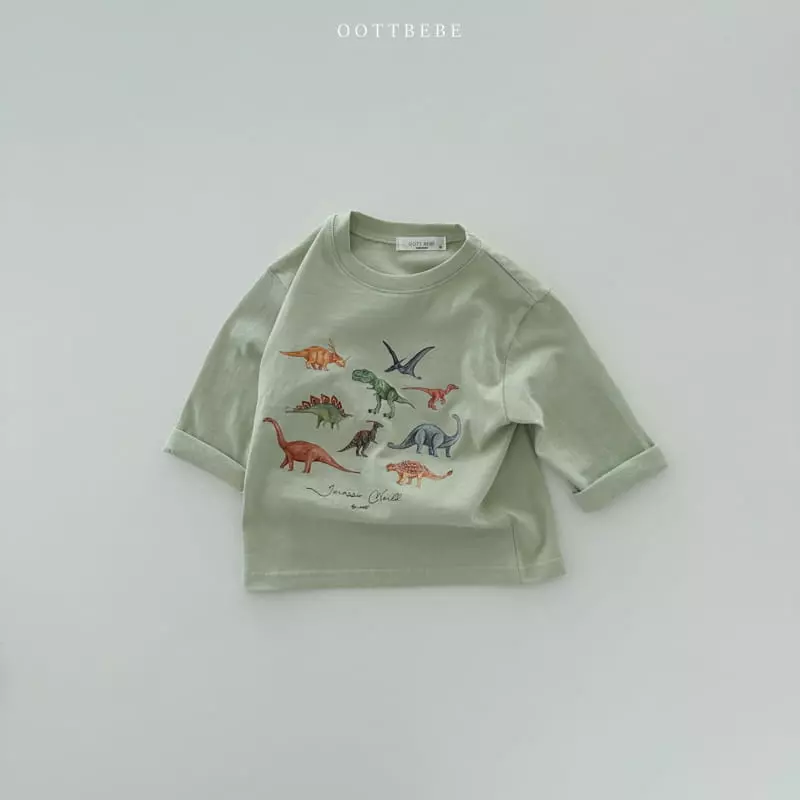 Oott Bebe - Korean Children Fashion - #kidzfashiontrend - Jurassic Tee - 2
