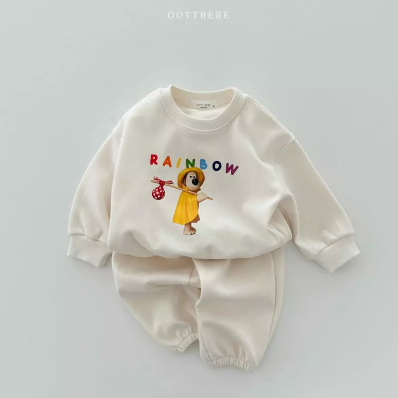 Oott Bebe - Korean Children Fashion - #littlefashionista - Friends Top Bottom Set