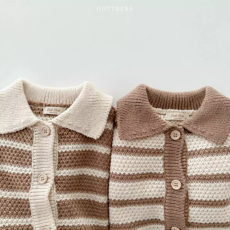 Oott Bebe - Korean Children Fashion - #magicofchildhood - Mood Knit Cardigan - 6