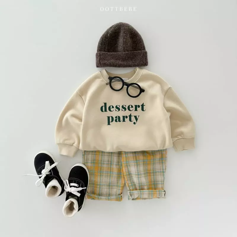 Oott Bebe - Korean Children Fashion - #magicofchildhood - Minial Check Pants - 12