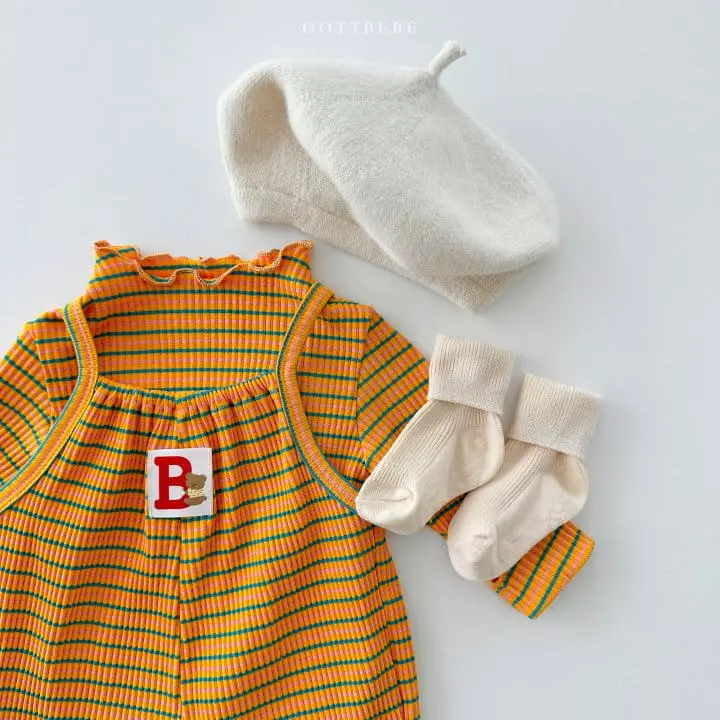 Oott Bebe - Korean Children Fashion - #magicofchildhood - Trofical Overalls - 10