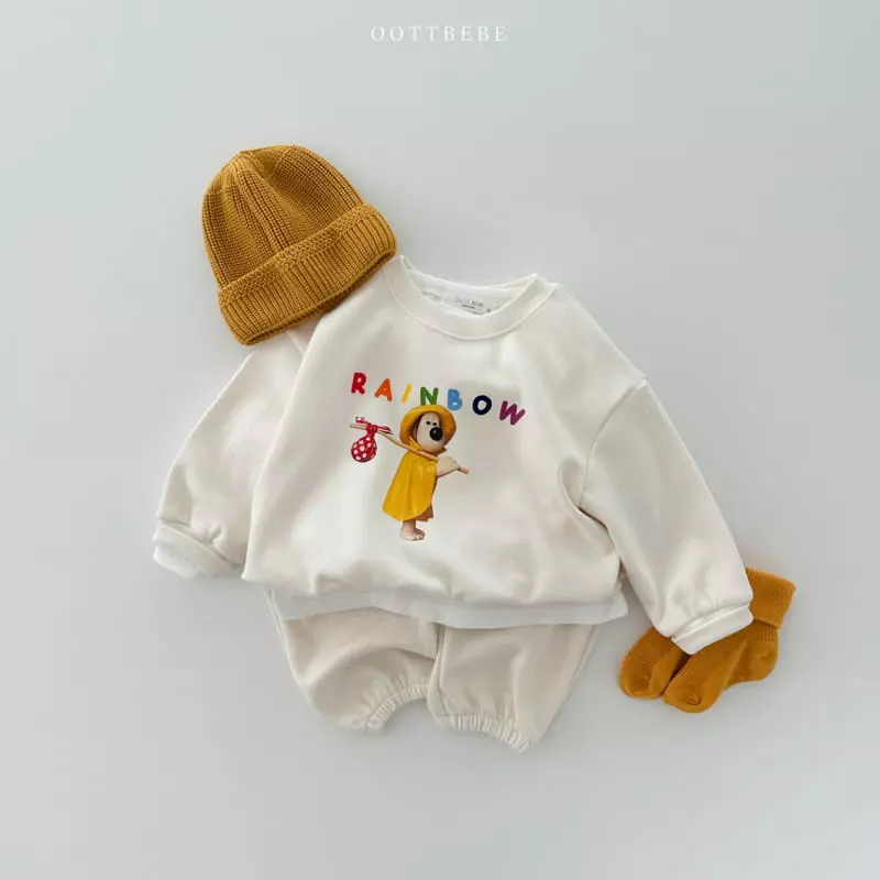 Oott Bebe - Korean Children Fashion - #minifashionista - Friends Top Bottom Set - 3