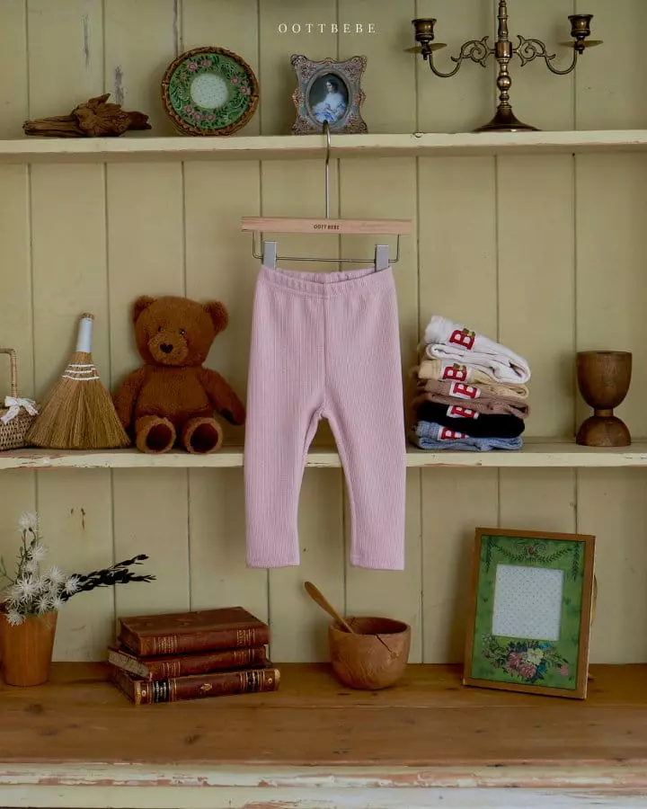 Oott Bebe - Korean Children Fashion - #minifashionista - Soft Leggings
