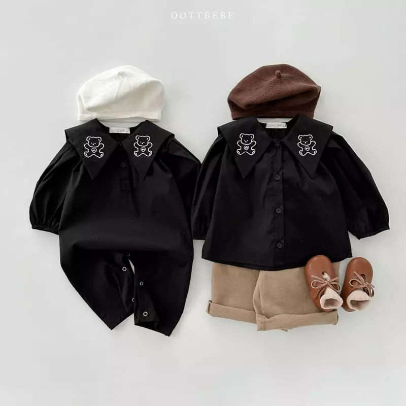 Oott Bebe - Korean Children Fashion - #prettylittlegirls - Heart Bear Blouse - 6