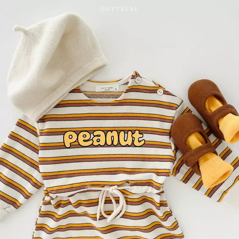 Oott Bebe - Korean Children Fashion - #prettylittlegirls - Peanut Slit One-piece - 10
