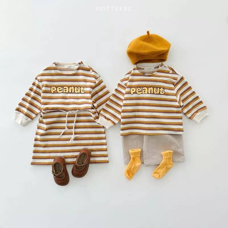 Oott Bebe - Korean Children Fashion - #prettylittlegirls - Peanut Slit Sweatshirt - 9