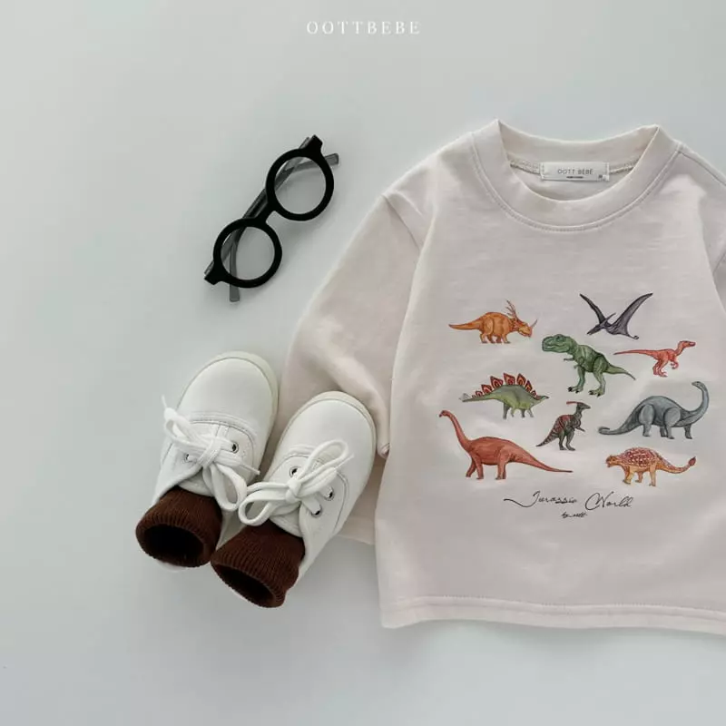 Oott Bebe - Korean Children Fashion - #todddlerfashion - Jurassic Tee - 8