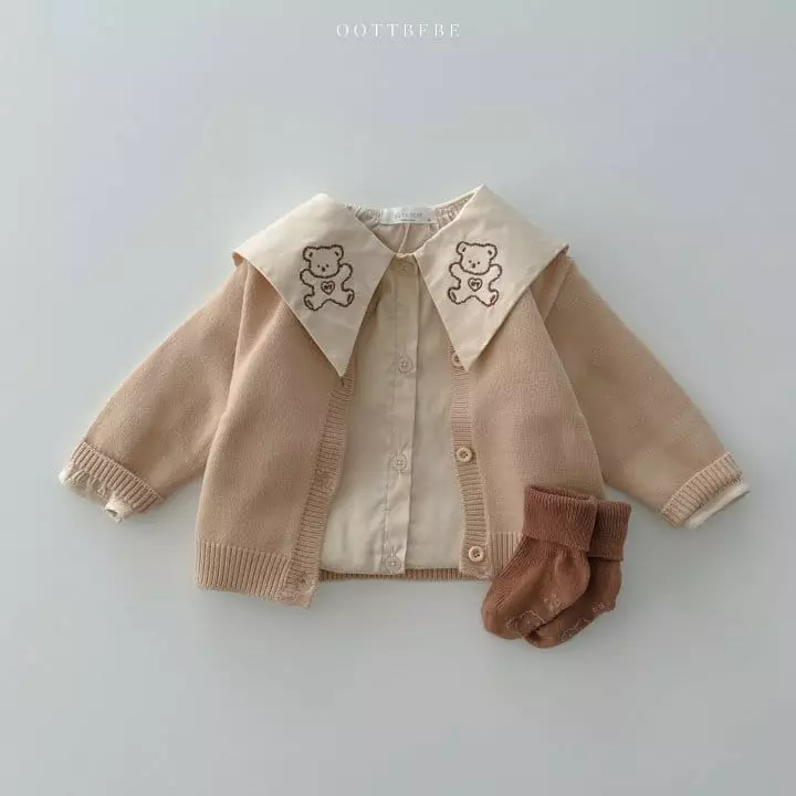 Oott Bebe - Korean Children Fashion - #toddlerclothing - Pure Cardigan - 2