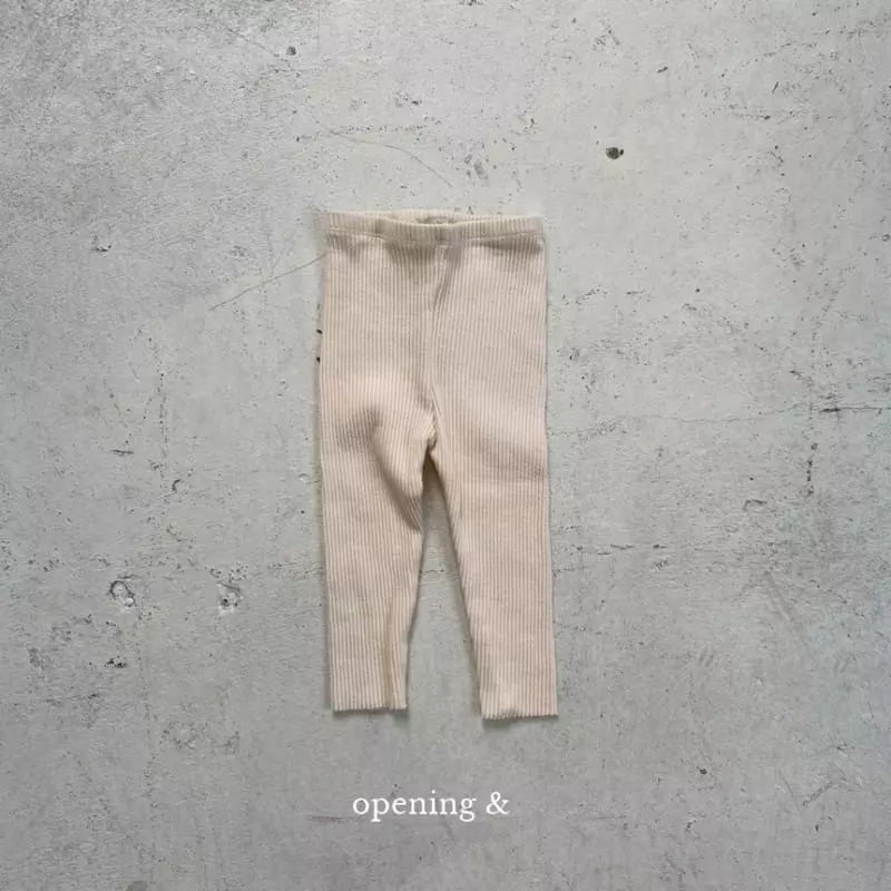 Opening & - Korean Children Fashion - #Kfashion4kids - Bear Bell Leggings - 8