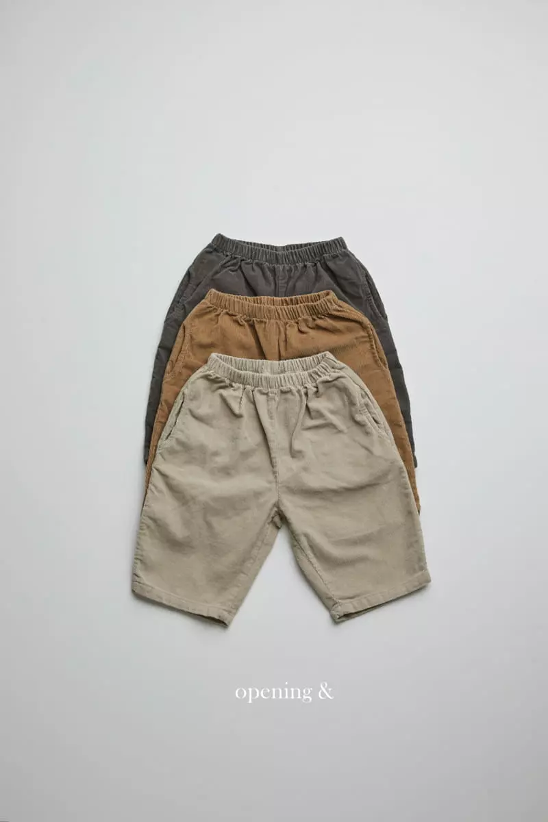 Opening & - Korean Children Fashion - #Kfashion4kids - Ane Corduroy Pants - 11