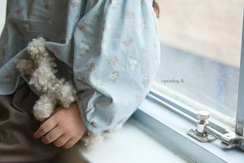 Opening & - Korean Children Fashion - #Kfashion4kids - Vintage Flower Blouse - 5