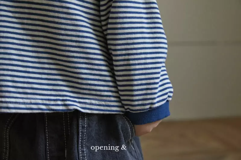 Opening & - Korean Children Fashion - #Kfashion4kids - Jerry Stripes Tee - 3