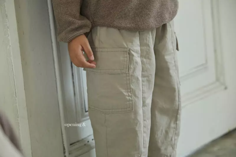 Opening & - Korean Children Fashion - #childofig - Cotton PAnts - 10