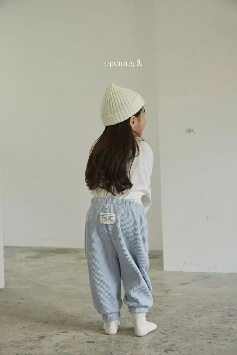 Opening & - Korean Children Fashion - #childofig - Butter Waffle Pants - 6