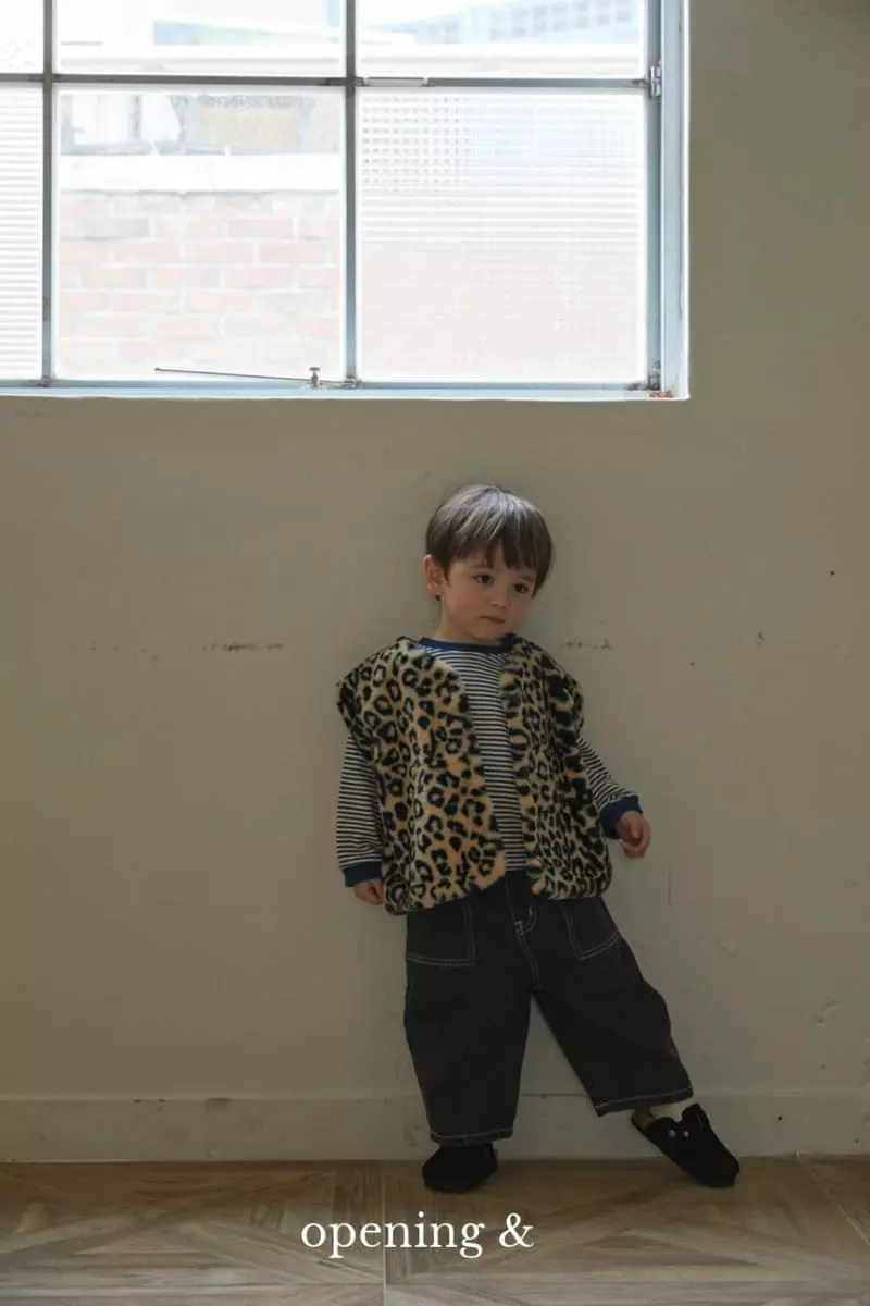Opening & - Korean Children Fashion - #childrensboutique - Stitch Pocket Pants - 2