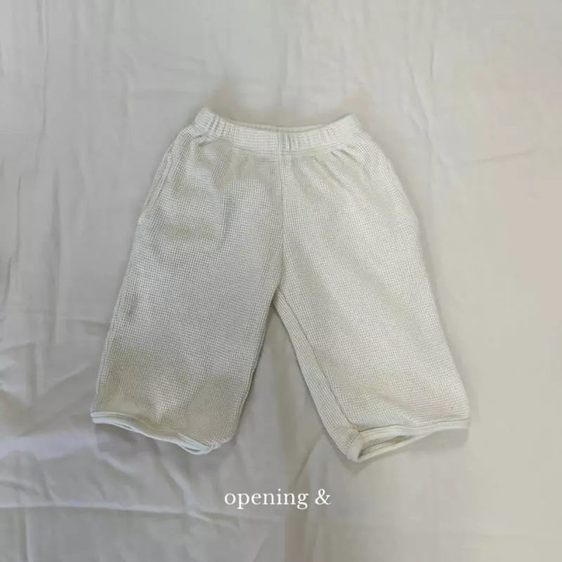 Opening & - Korean Children Fashion - #childrensboutique - Original Waffle Pants - 10