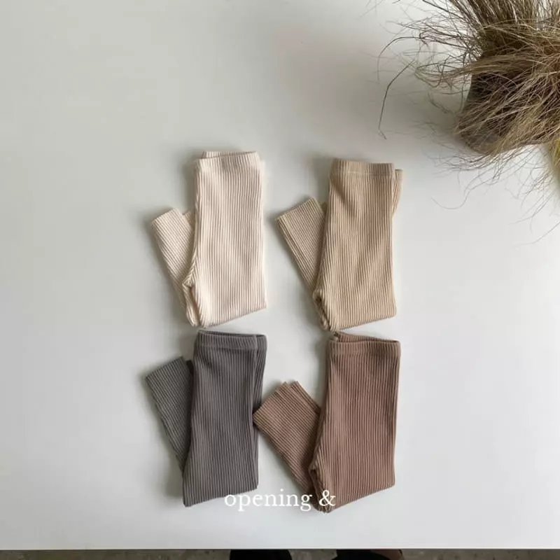 Opening & - Korean Children Fashion - #designkidswear - Bear Bell Leggings - 2