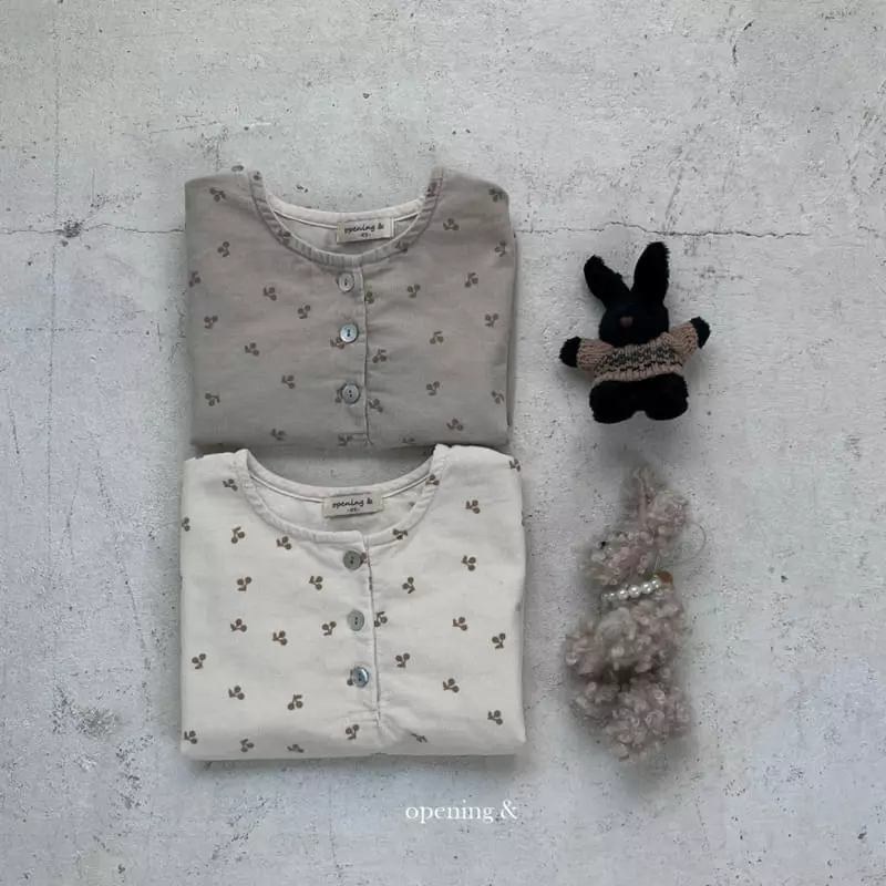 Opening & - Korean Children Fashion - #designkidswear - Cherrry Blouse