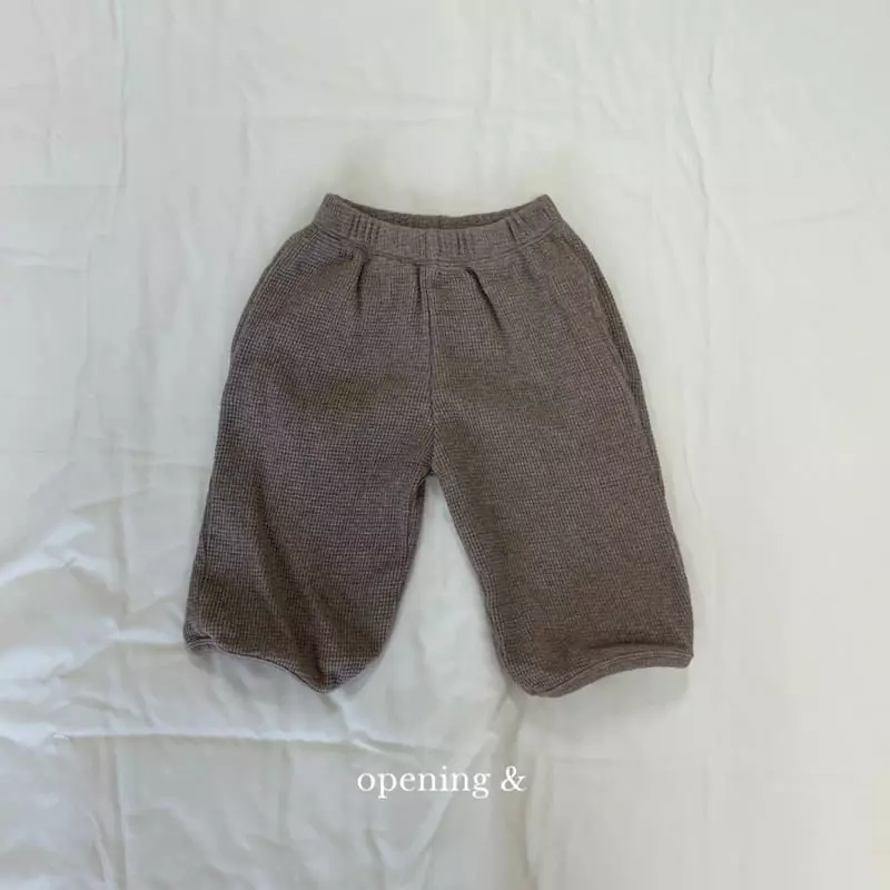 Opening & - Korean Children Fashion - #discoveringself - Original Waffle Pants - 12