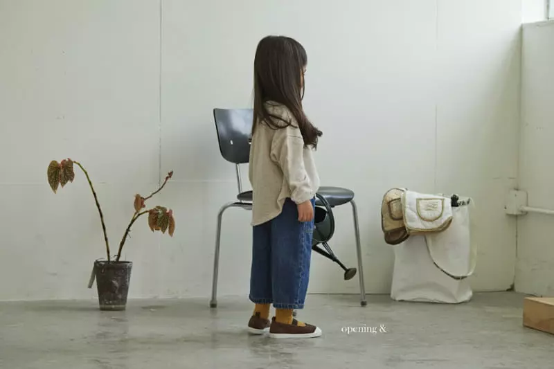 Opening & - Korean Children Fashion - #fashionkids - Stitch Pocket Pants - 5