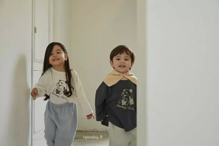 Opening & - Korean Children Fashion - #fashionkids - Panda Family Tee - 9