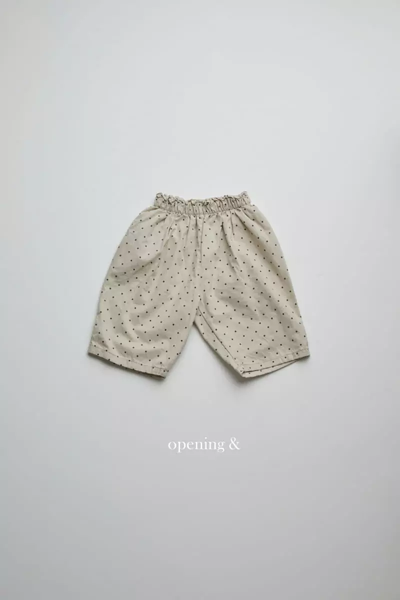 Opening & - Korean Children Fashion - #kidsshorts - Soft Pants - 11
