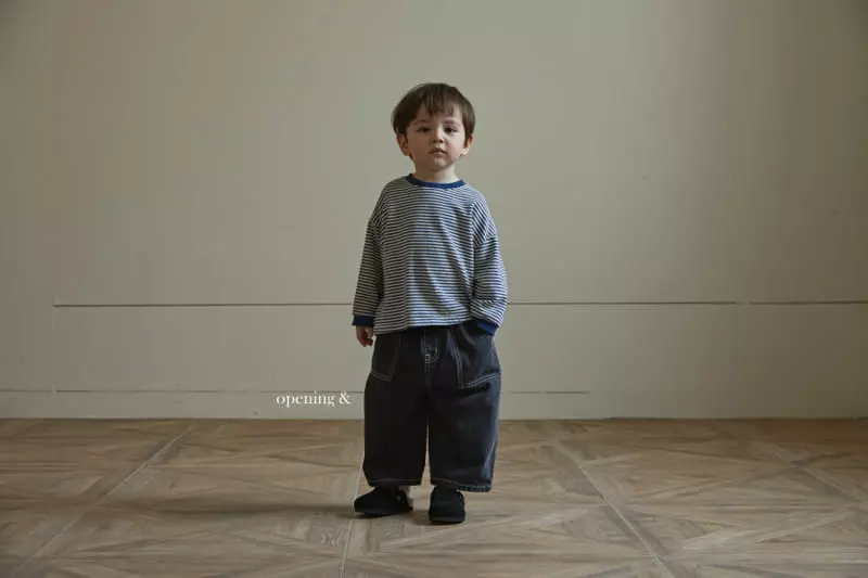 Opening & - Korean Children Fashion - #kidsstore - Stitch Pocket Pants - 7