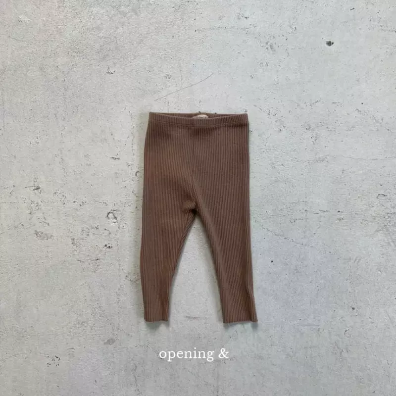 Opening & - Korean Children Fashion - #kidsstore - Bear Bell Leggings - 6