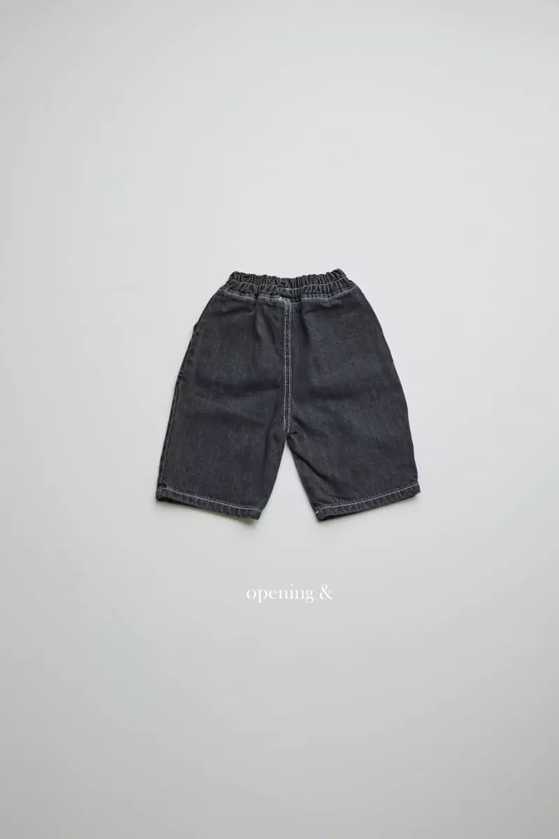 Opening & - Korean Children Fashion - #kidzfashiontrend - Stitch Pocket Pants - 8