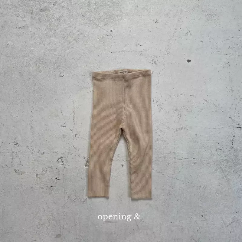 Opening & - Korean Children Fashion - #kidzfashiontrend - Bear Bell Leggings - 7