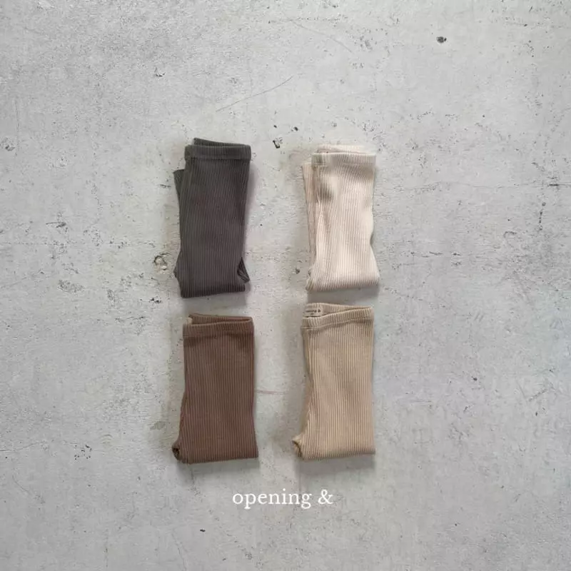 Opening & - Korean Children Fashion - #littlefashionista - Bear Bell Leggings - 9