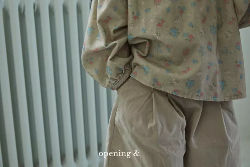 Opening & - Korean Children Fashion - #littlefashionista - Wide Pants - 3