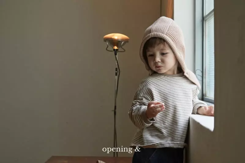 Opening & - Korean Children Fashion - #Kfashion4kids - Jerry Stripes Tee - 4