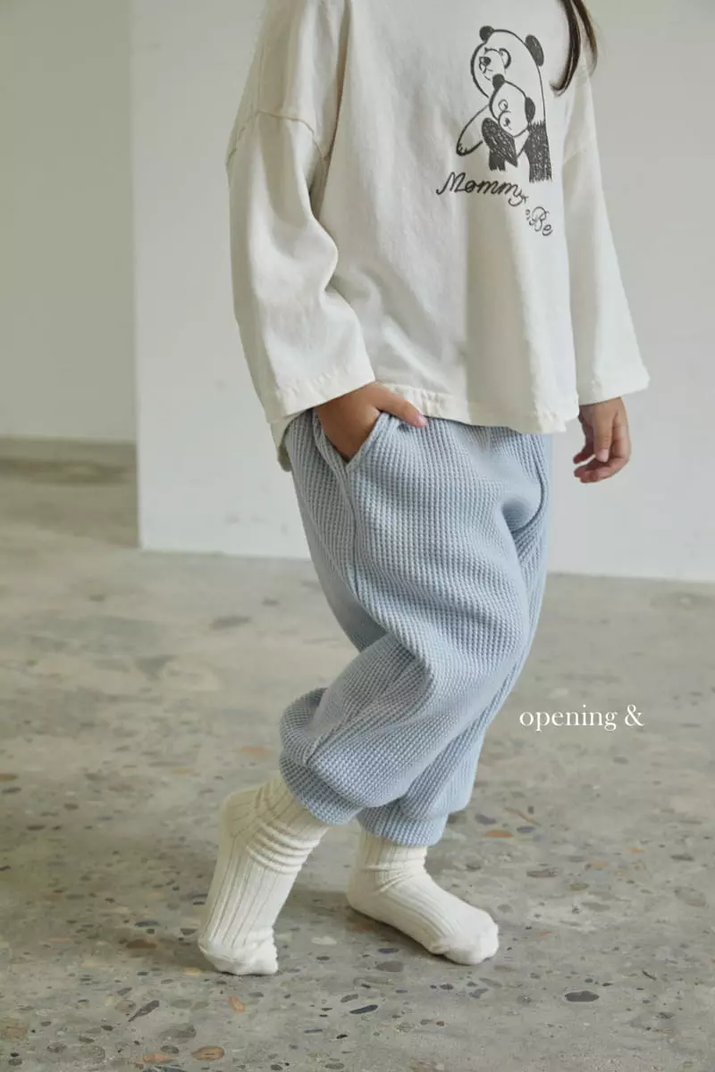 Opening & - Korean Children Fashion - #magicofchildhood - Butter Waffle Pants - 3