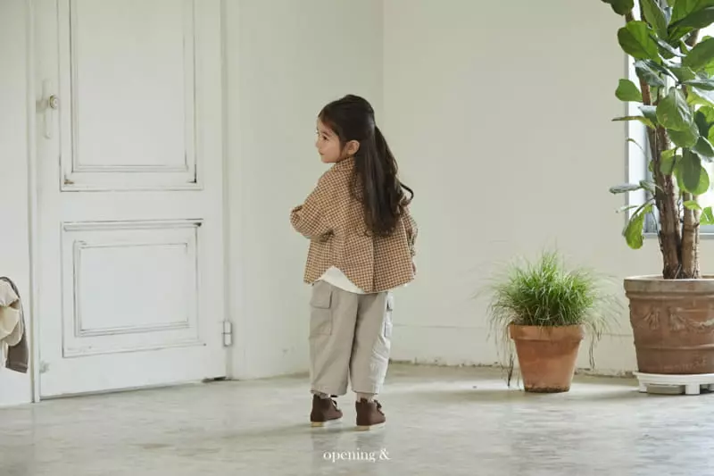 Opening & - Korean Children Fashion - #magicofchildhood - Roban Check Shirt - 8