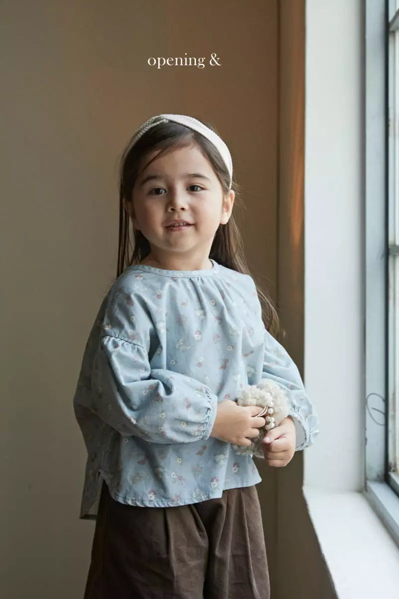 Opening & - Korean Children Fashion - #magicofchildhood - Vintage Flower Blouse - 7