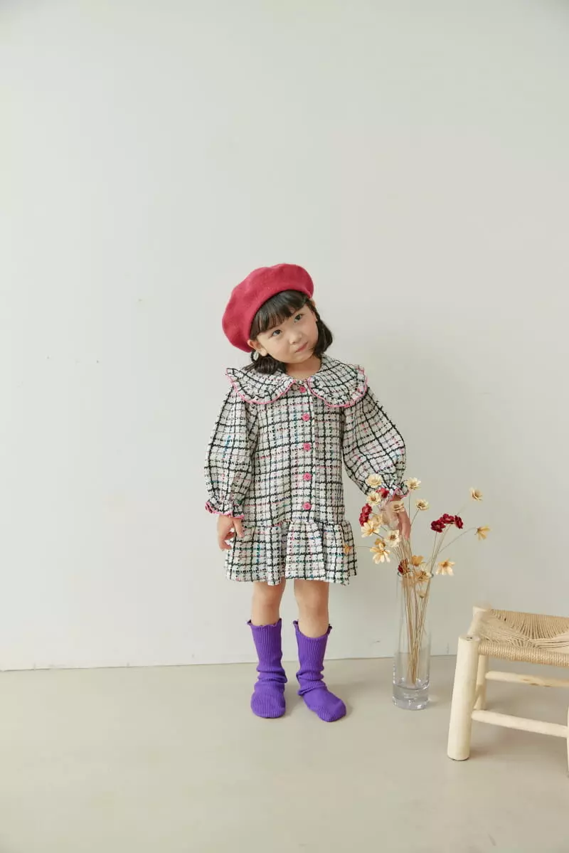 Orange Mom - Korean Children Fashion - #Kfashion4kids - Twid One-piece - 5