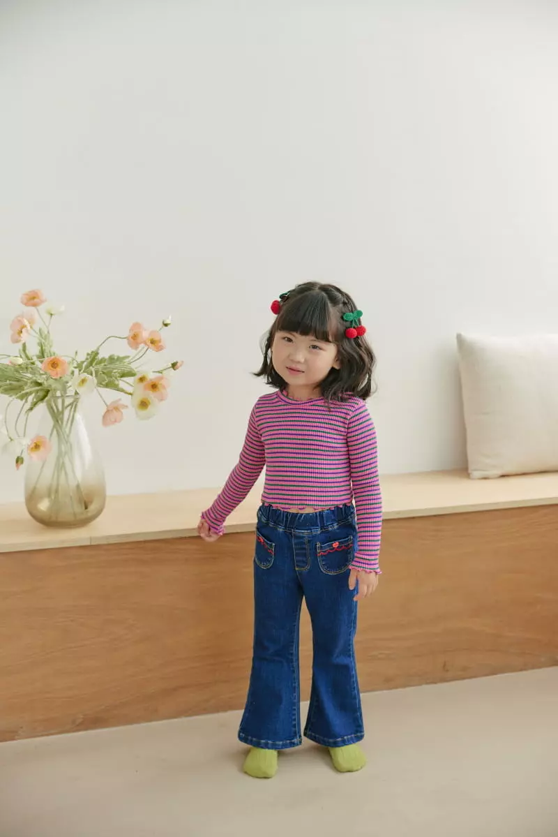 Orange Mom - Korean Children Fashion - #Kfashion4kids - St Crop Tee - 9