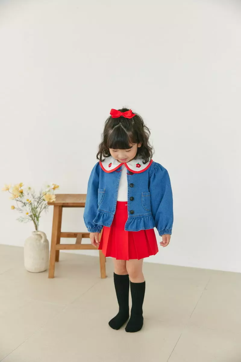 Orange Mom - Korean Children Fashion - #childofig - Frill Jacket - 12