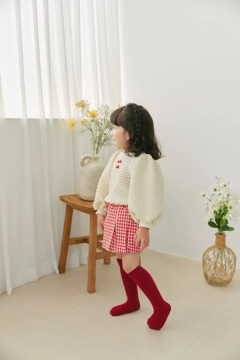 Orange Mom - Korean Children Fashion - #childofig - Ribbon Blouse - 8