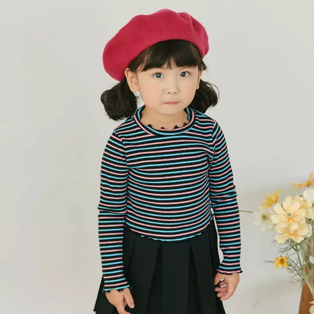 Orange Mom - Korean Children Fashion - #childofig - St Crop Tee