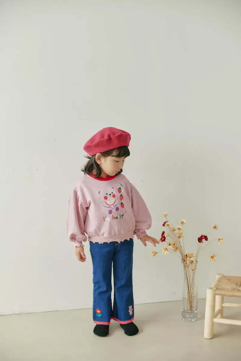 Orange Mom - Korean Children Fashion - #childrensboutique - Color Bear Pants - 10