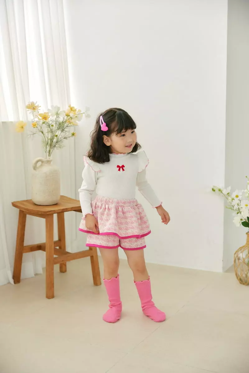 Orange Mom - Korean Children Fashion - #childrensboutique - Ribbon Tee - 4
